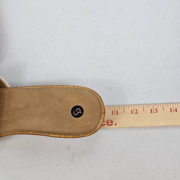 Dress Barn 8.5M Sandal Slide 1.5" Wedge Heel Summer Cute Fun Simple Slip-On Shoe - Picture 15 of 15